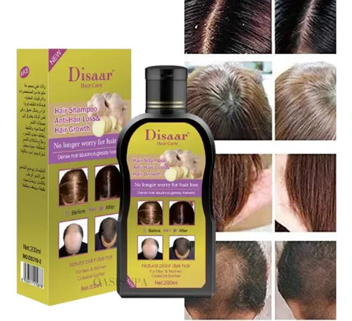 Shampoo anti caida con jengibre