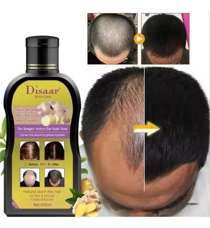 Shampoo anti caida con jengibre